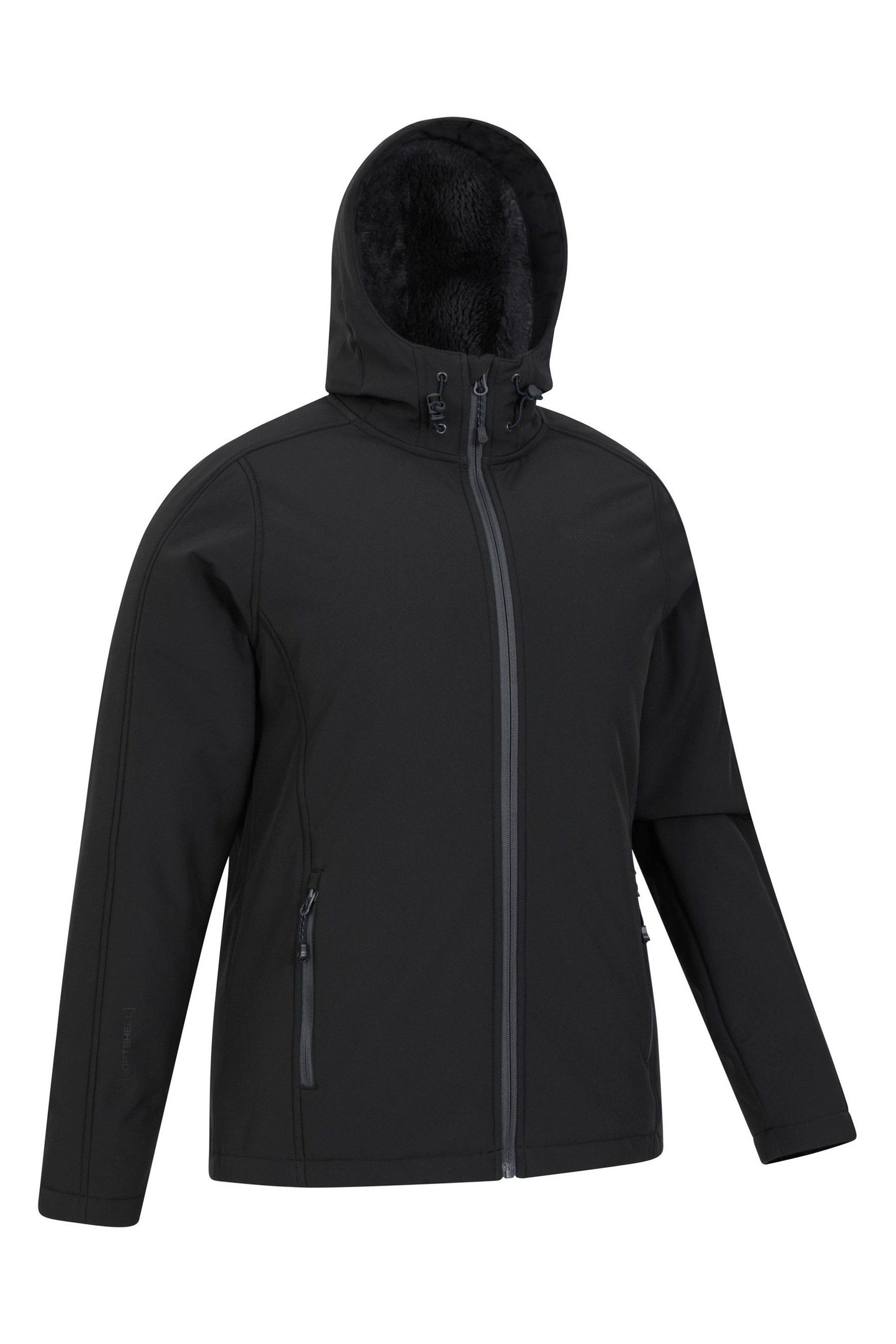Buy Mountain Warehouse Black Arctic II Mens Softshell Jacket from Next France