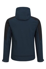 Mountain Warehouse Blue Navy Recycled Radius Water Resistant Softshell Jacket - Image 3 of 5