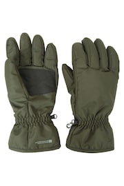 Mountain Warehouse Green Mens Fleece Lined Ski Gloves - Image 2 of 7