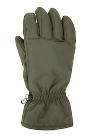 Mountain Warehouse Green Mens Fleece Lined Ski Gloves - Image 3 of 7