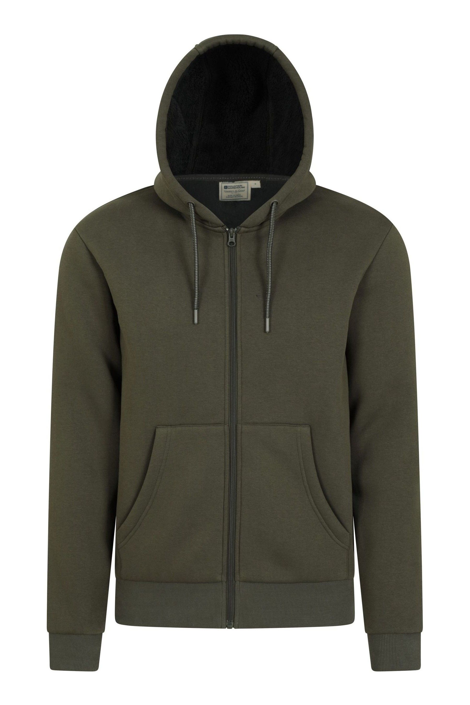 Buy Mountain Warehouse Green Dalton Mens Borg Lined Hoodie from the Next UK online shop