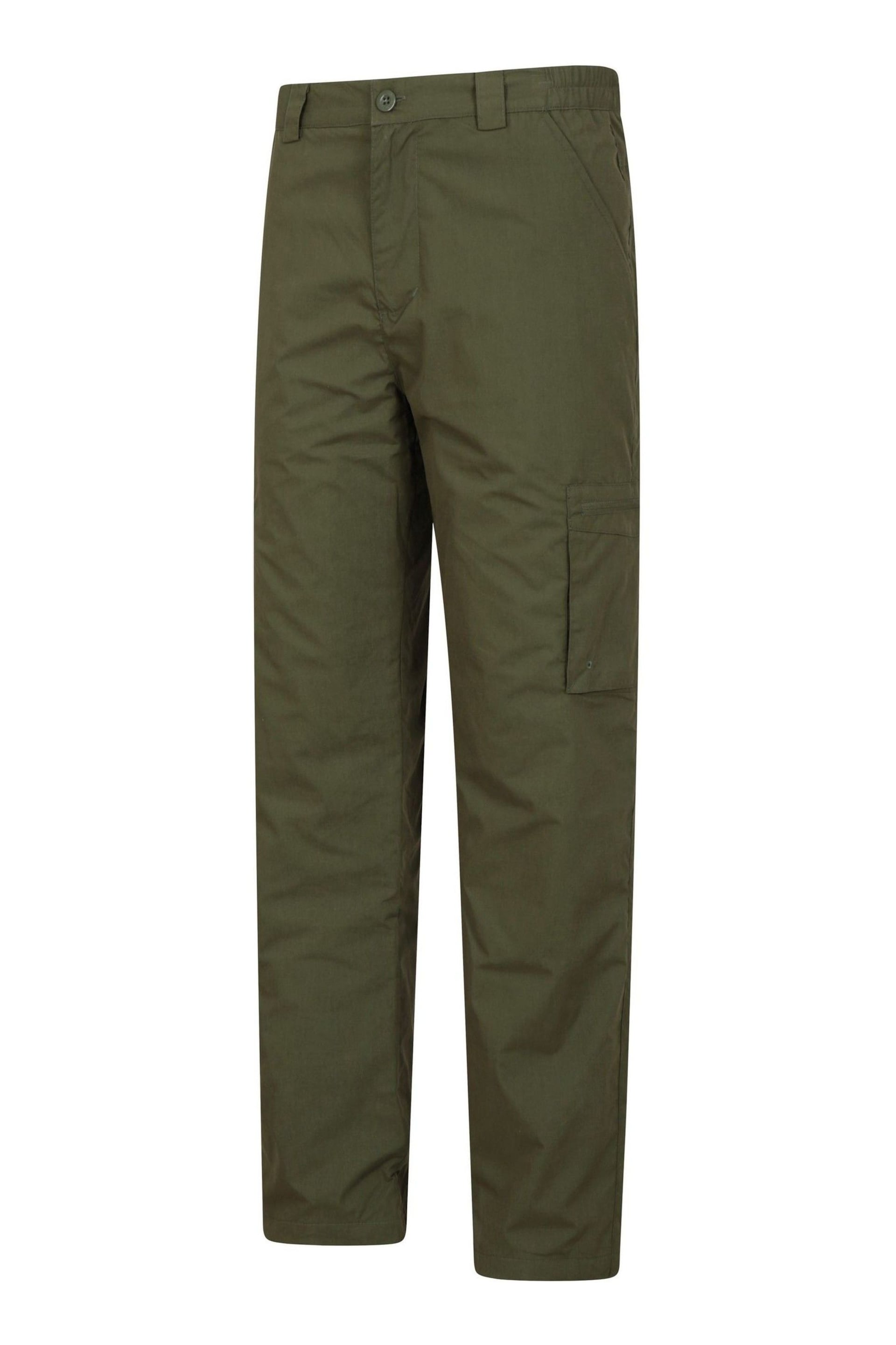 Mountain Warehouse Green Mens Winter Trek II Short Length Trousers - Image 3 of 5