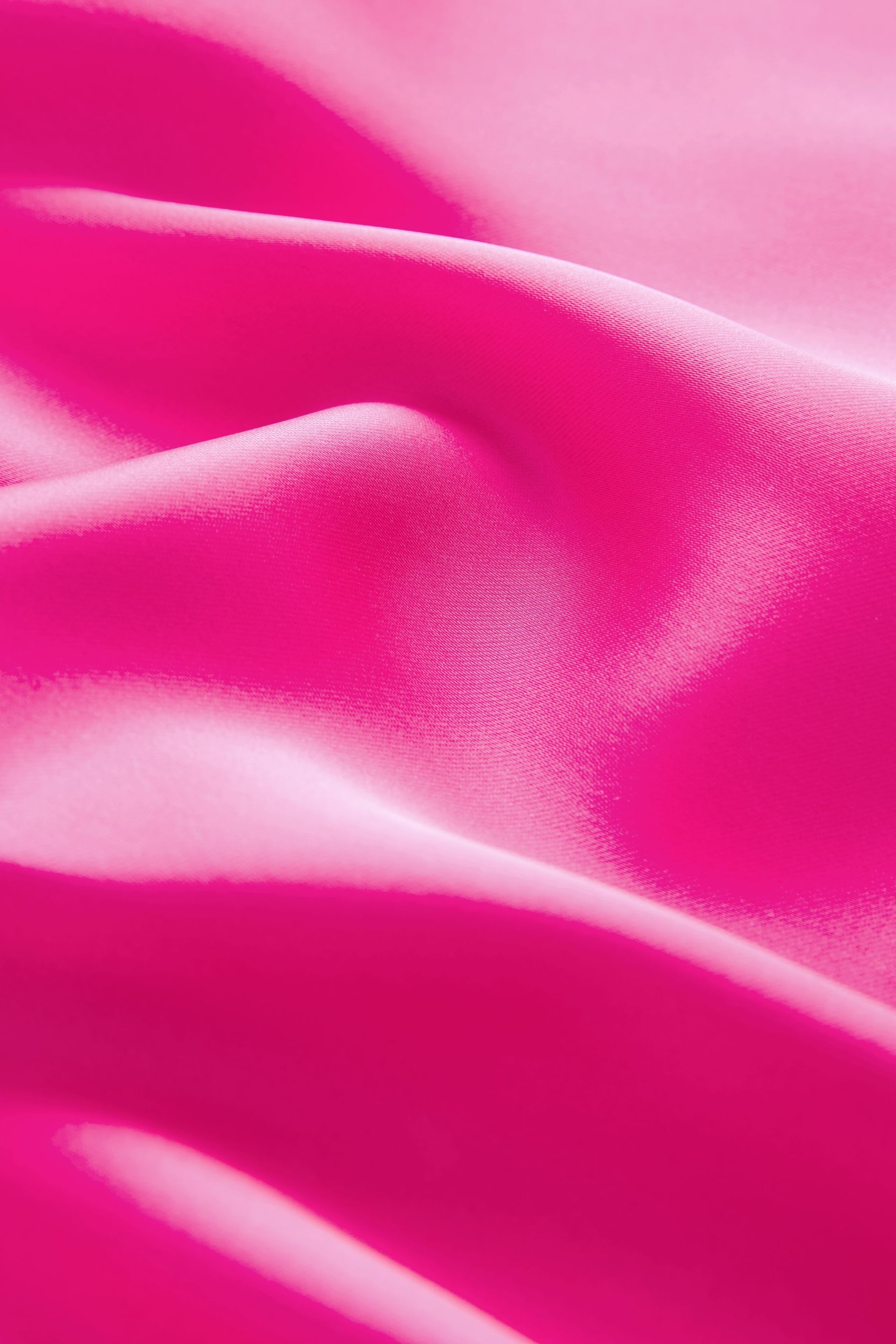 Pink Tailored Satin Midi Skirt - Image 6 of 6