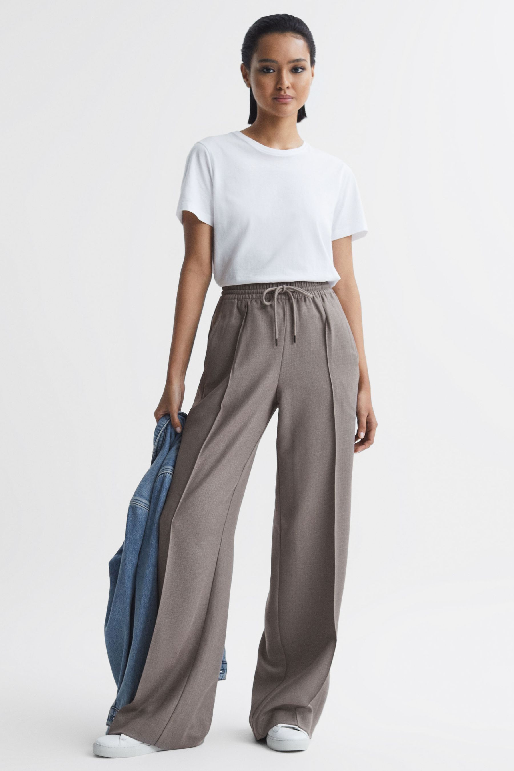 Next wide leg trousers petite shop