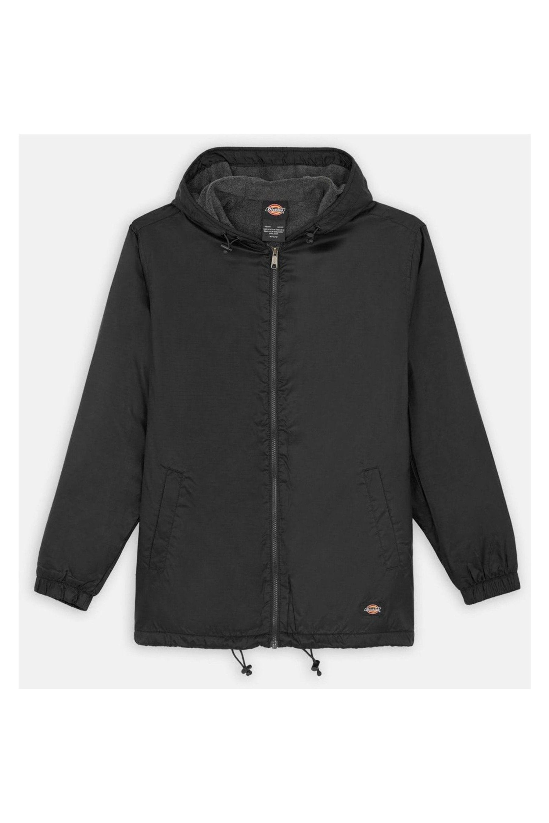 Dickies fleece lined hooded nylon jacket new arrivals