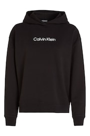 Calvin Klein Black Hero Logo Hoodie - Image 3 of 5