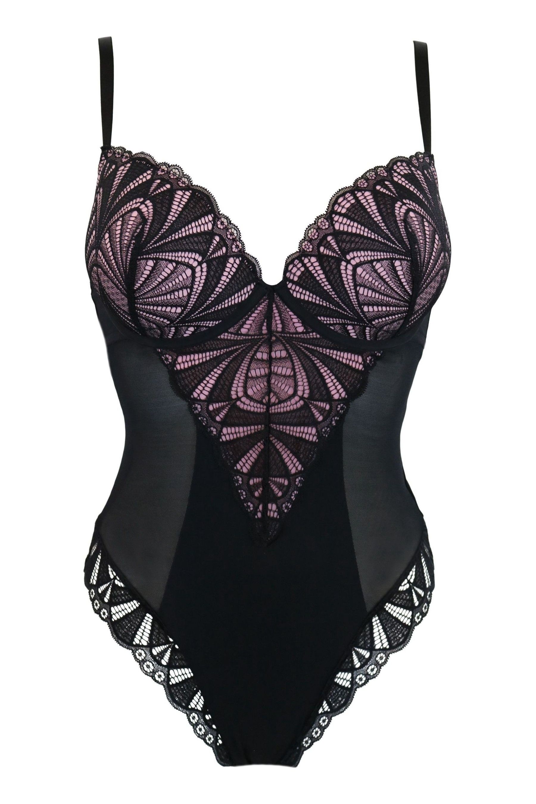 Buy Pour Moi Black New Romance Padded Push Up Bodysuit from the Next UK online shop