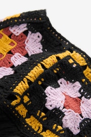 Black/Yellow Crochet Detail Maxi Dress - Image 7 of 7
