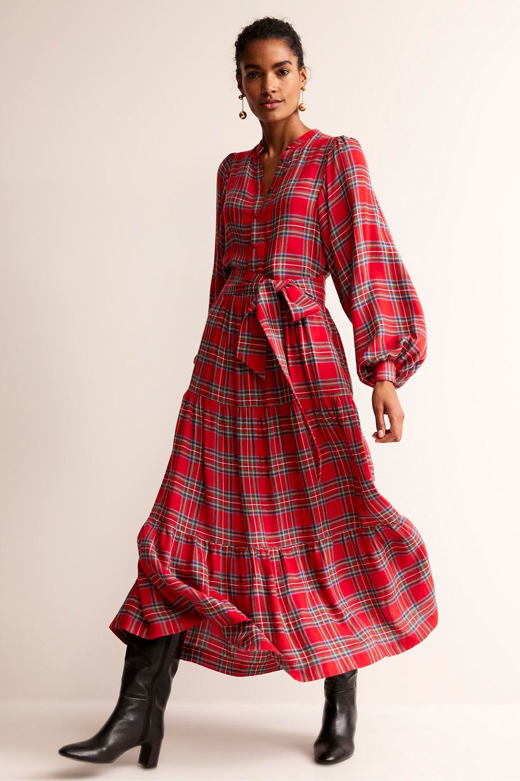 Maxi tartan dress shop