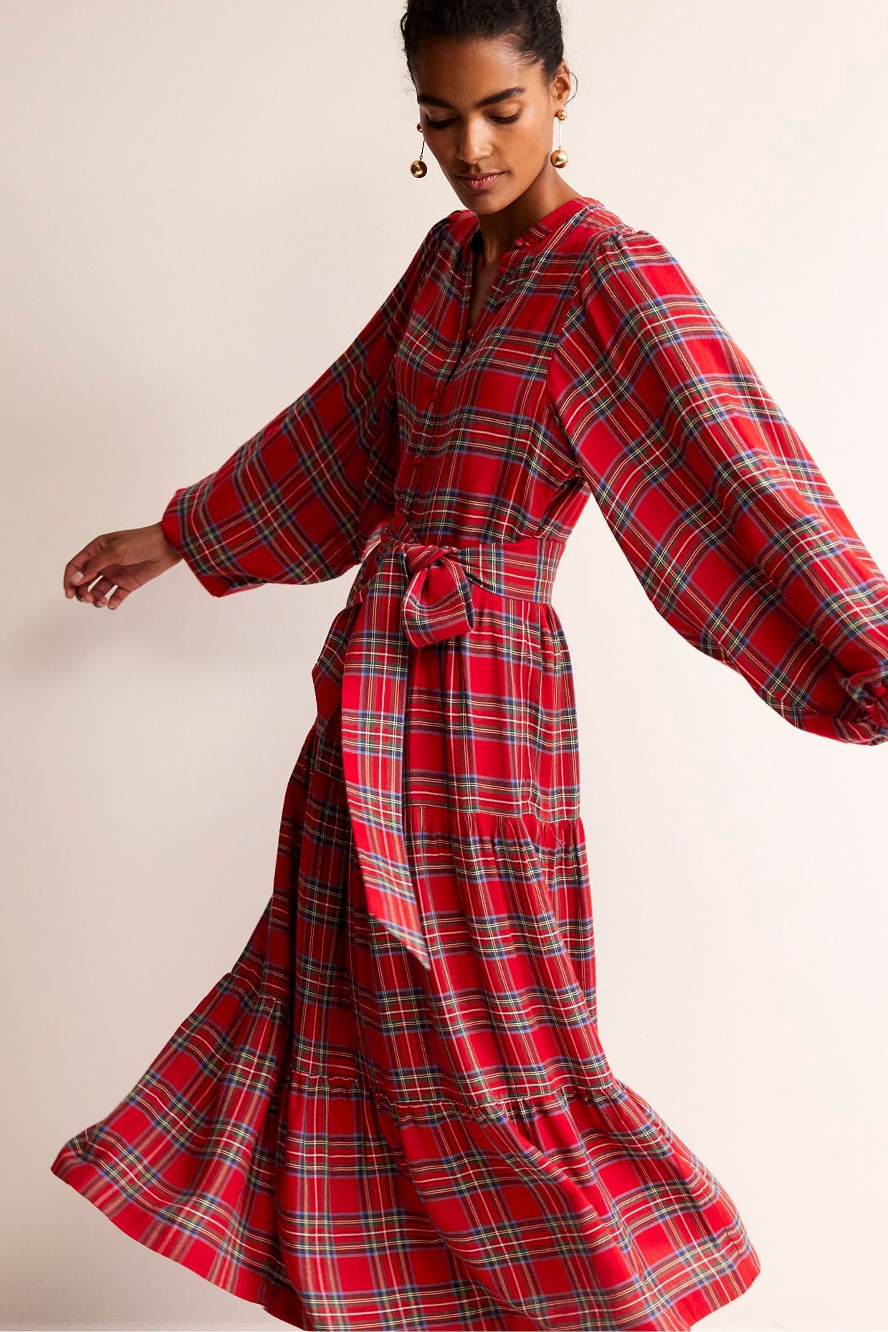 Next red tartan dress online