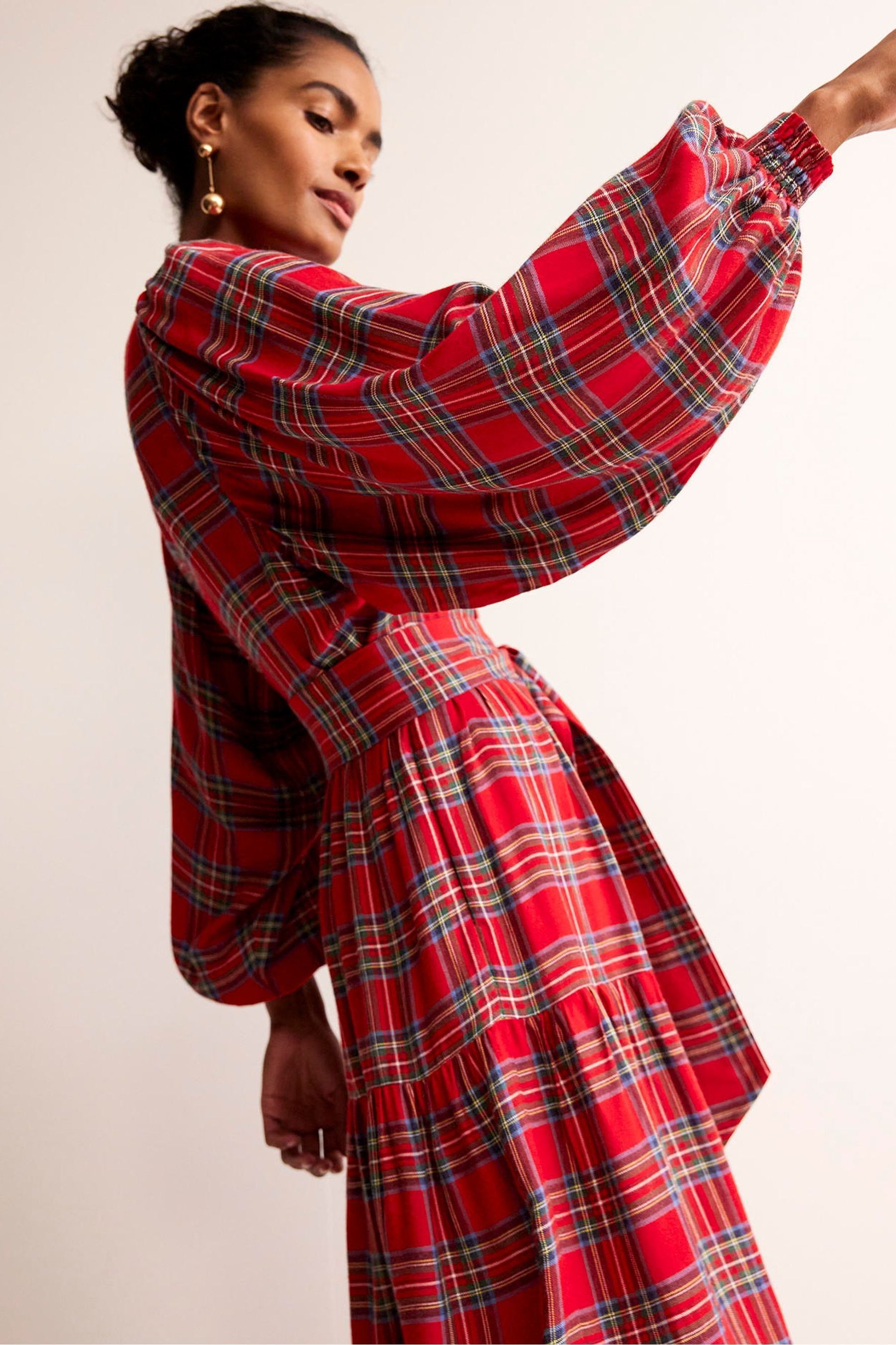 Boden tartan dress shop