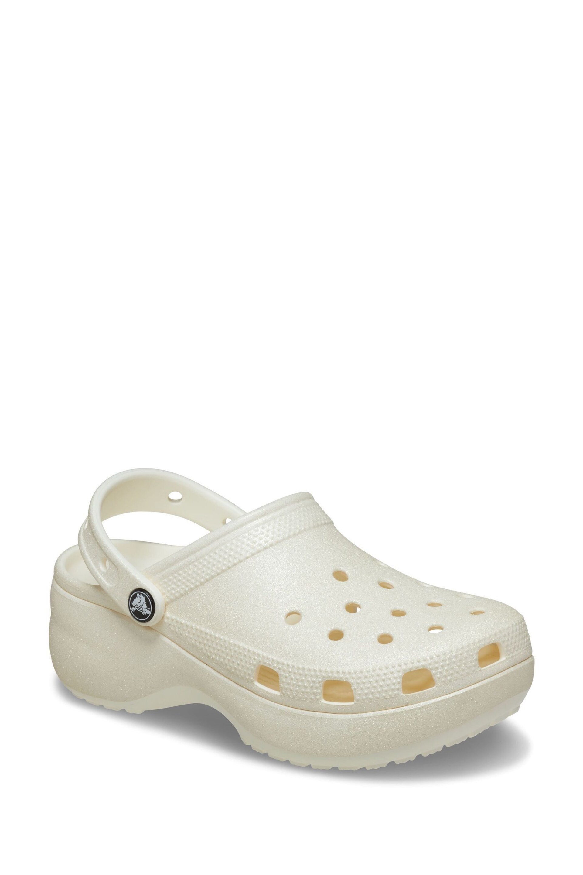 Crocs Classic Platform Glitter Clogs - Image 4 of 8