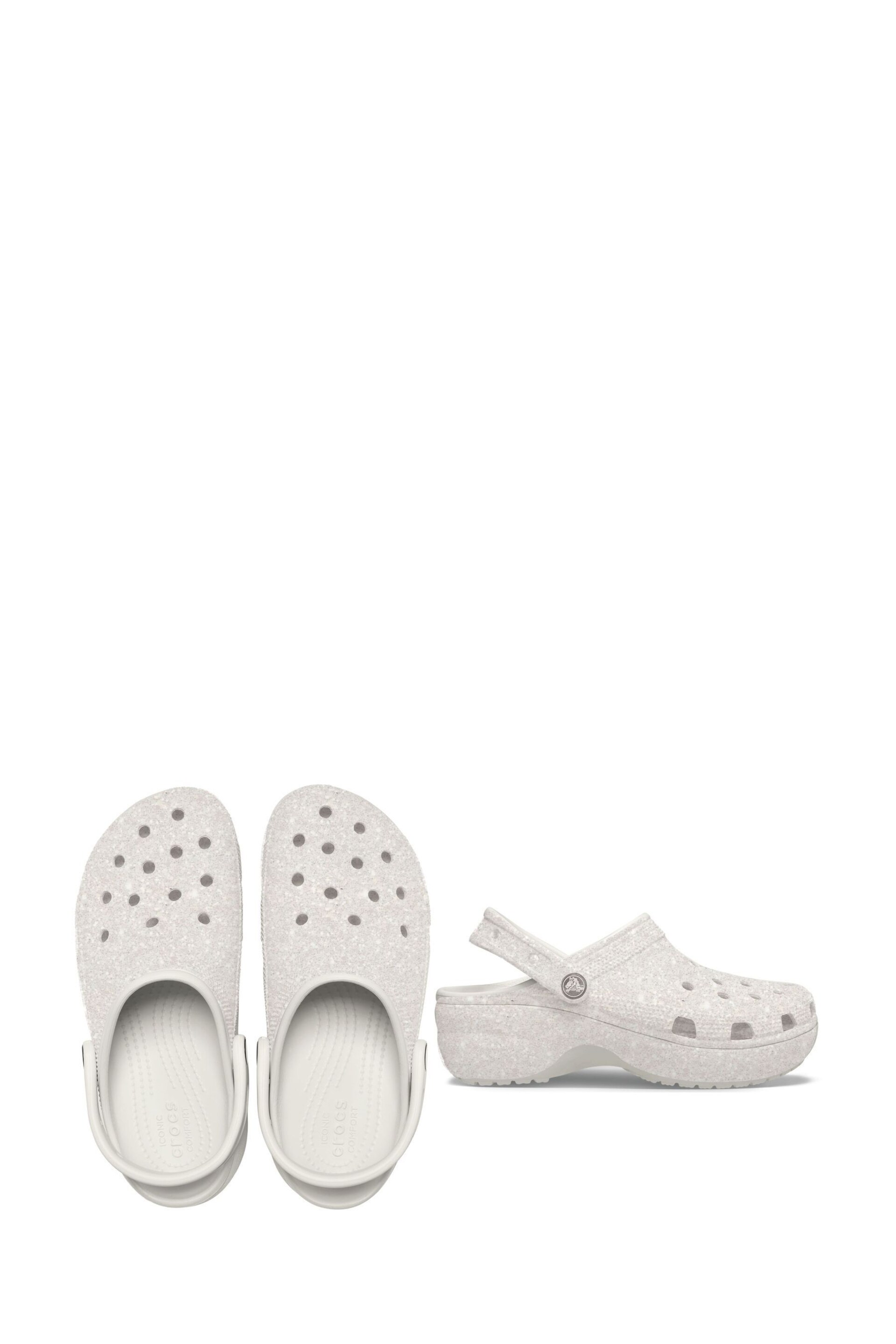 Crocs Classic Platform Glitter Clogs - Image 7 of 8