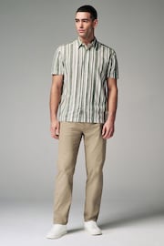 Stone Straight Lightweight Stretch Chino Trousers - Image 2 of 9