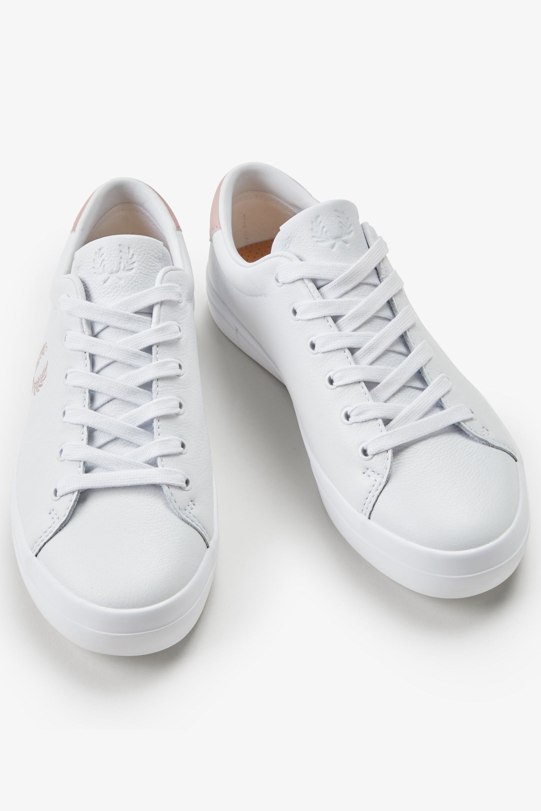 Fred perry lottie leather trainer shop