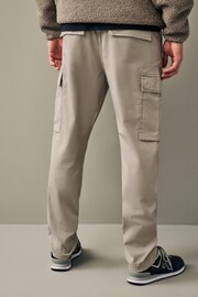 Light Stone Regular Fit Cargo Trousers - Image 5 of 6