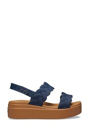 Crocs Navy Brooklyn Woven Sandals - Image 1 of 7