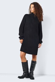 NOISY MAY Black High Neck Knitted Jumper Dress - Image 4 of 6