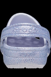 Crocs Light Purple Classic Toddler Glitter Clogs - Image 6 of 8