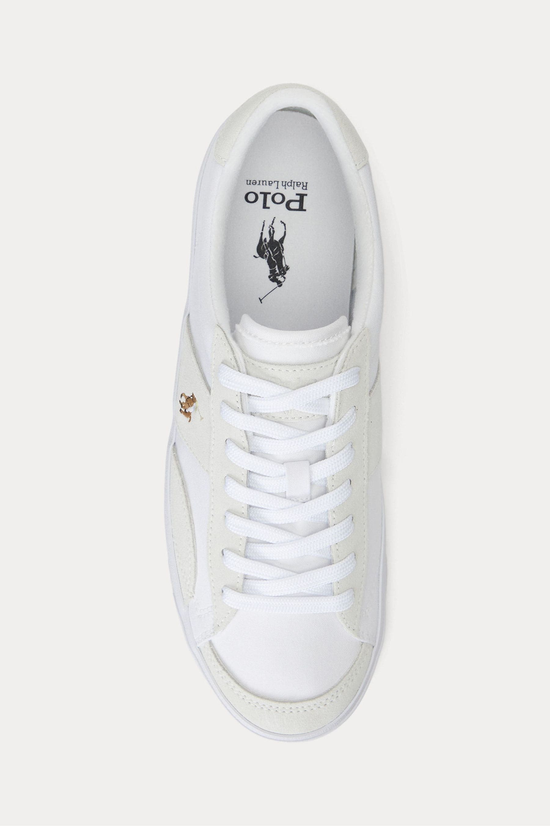 Buy Polo Ralph Lauren Sayer Canvas Suede Trainers from the Next UK online shop