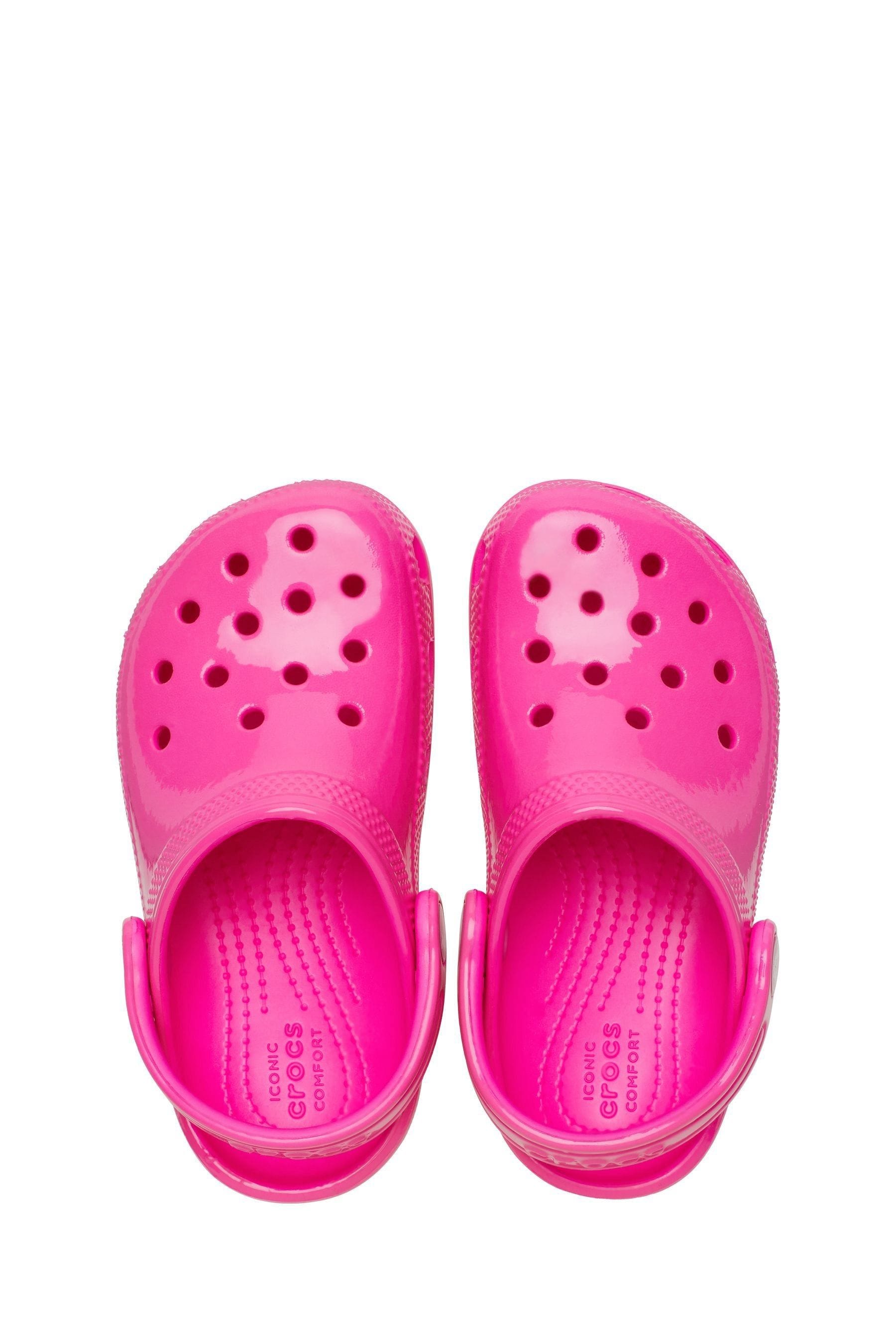 Buy Crocs Pink Classic High Shine Kids Clogs from Next Canada