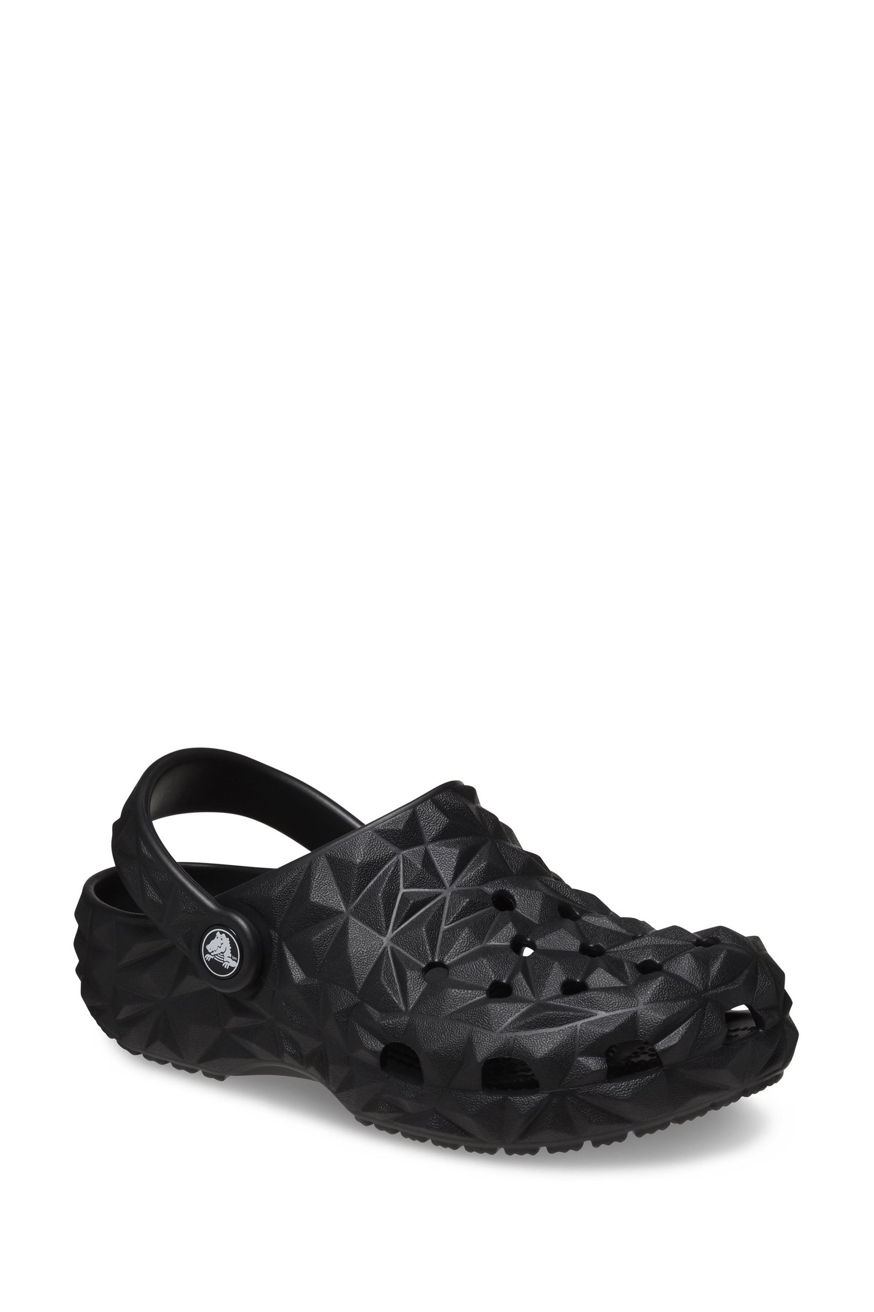 Buy Crocs Black Geometric Kids Clogs from the Next UK online shop