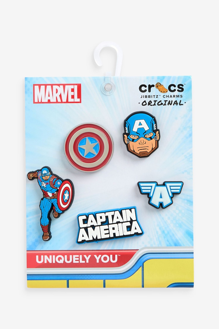 Crocs Captain America Jibbitz 5 Pack - Image 1 of 5