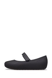 Crocs Black Brooklyn Mary Jane Toddler Flat Shoes - Image 3 of 7