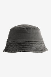 Charcoal Grey Baby Bucket Hat (0mths-2yrs) - Image 1 of 1