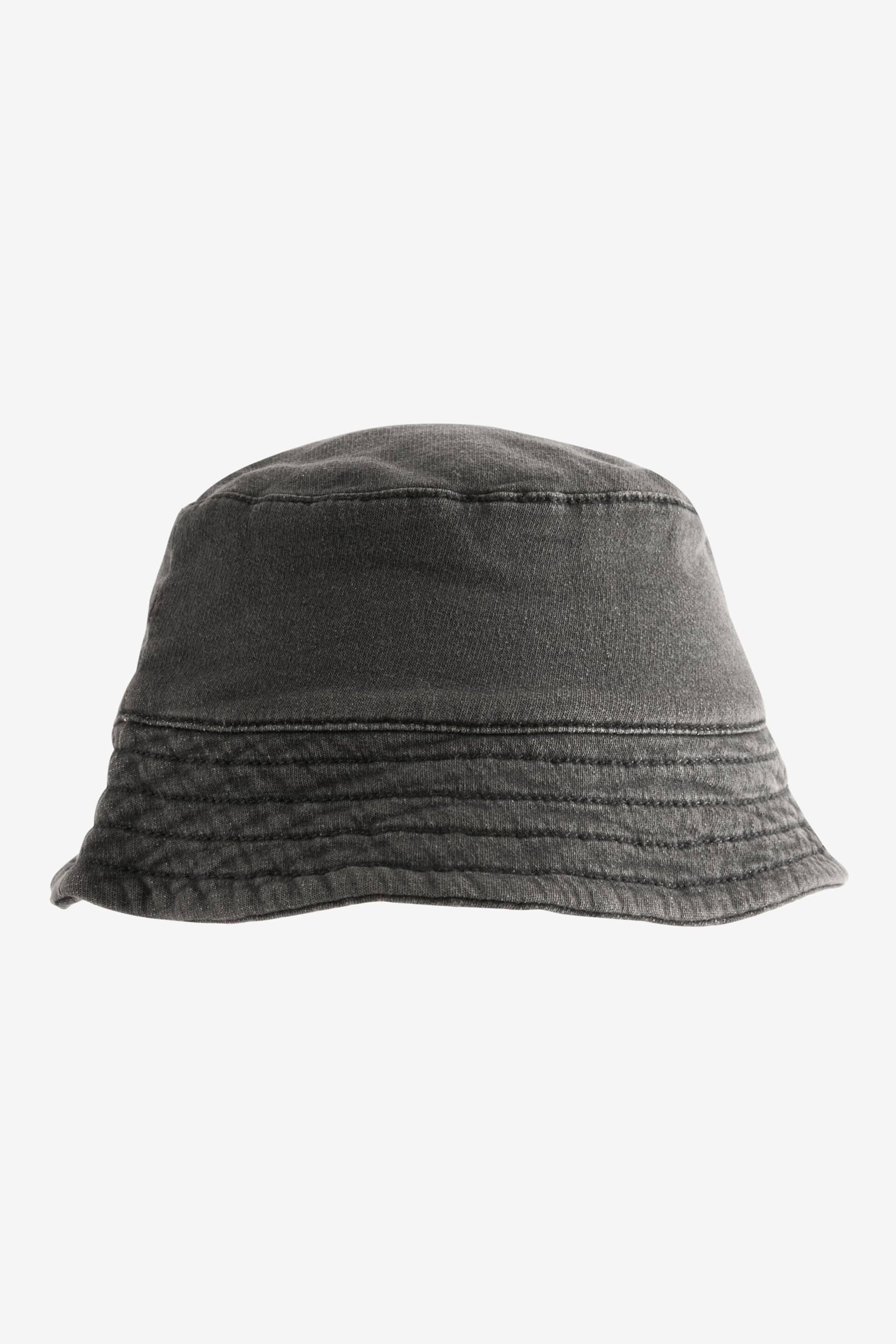 Charcoal Grey Baby Bucket Hat (0mths-2yrs) - Image 1 of 2