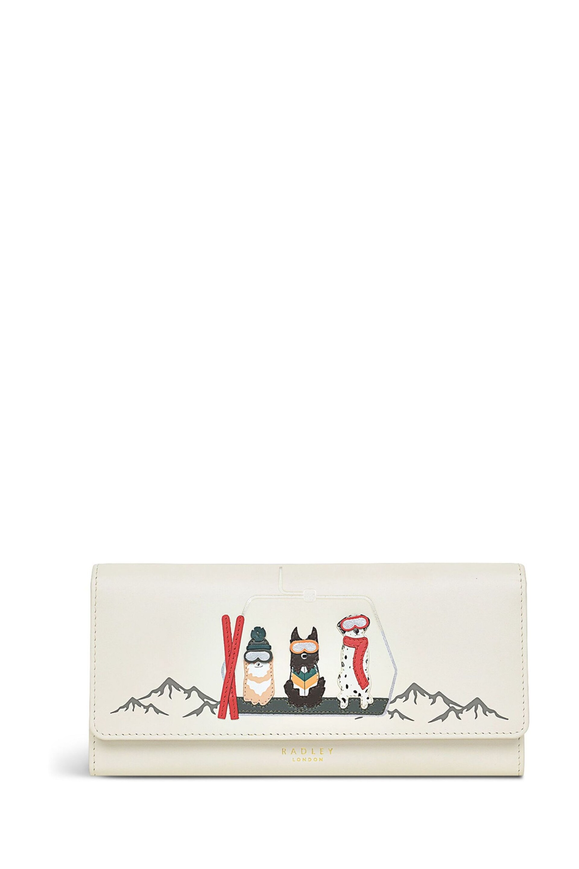 Radley London Ski Dogs Large Flapover Matinee Purse - Image 1 of 4