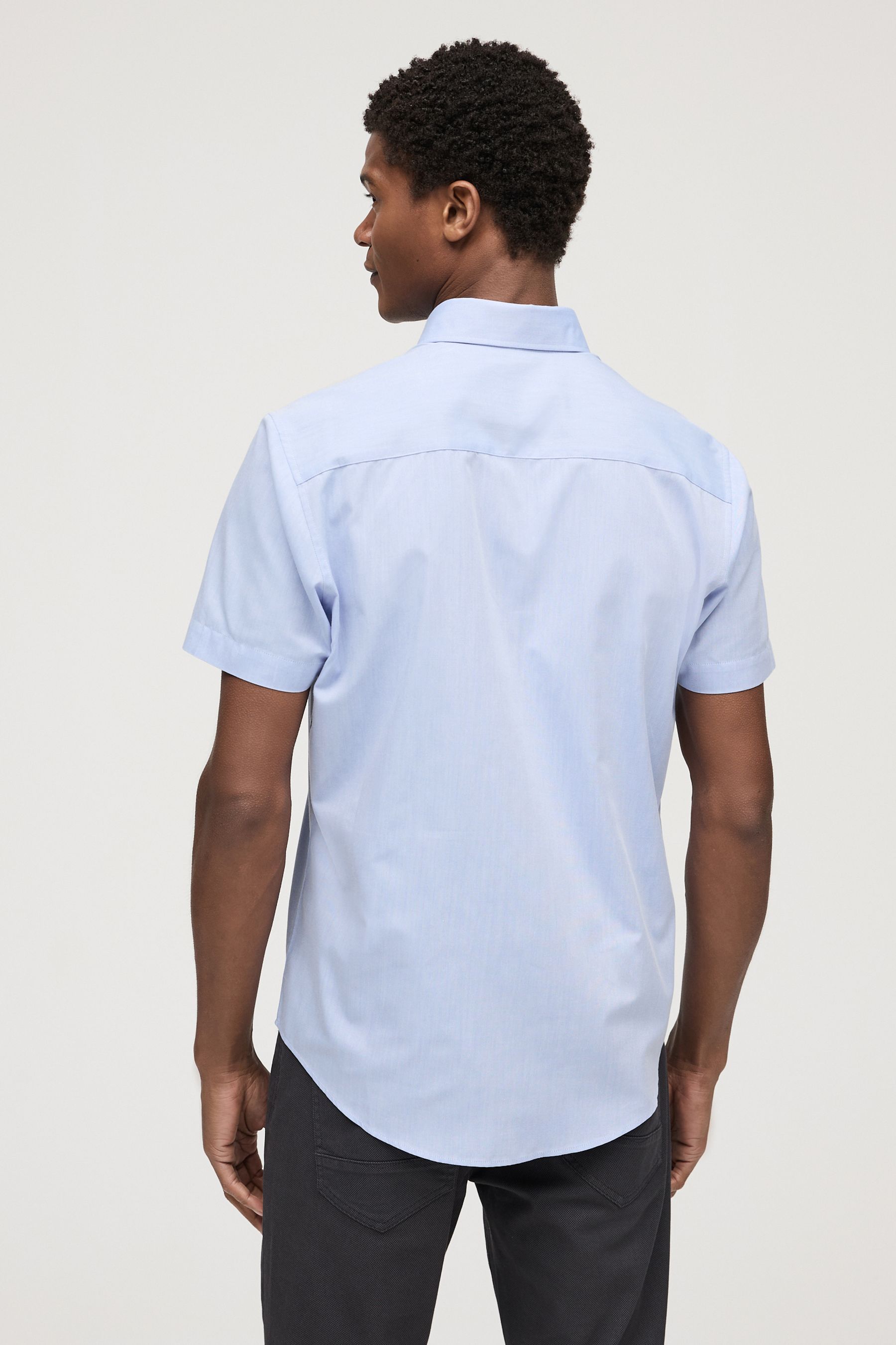 Regular Fit Short Sleeve Oxford Shirt
