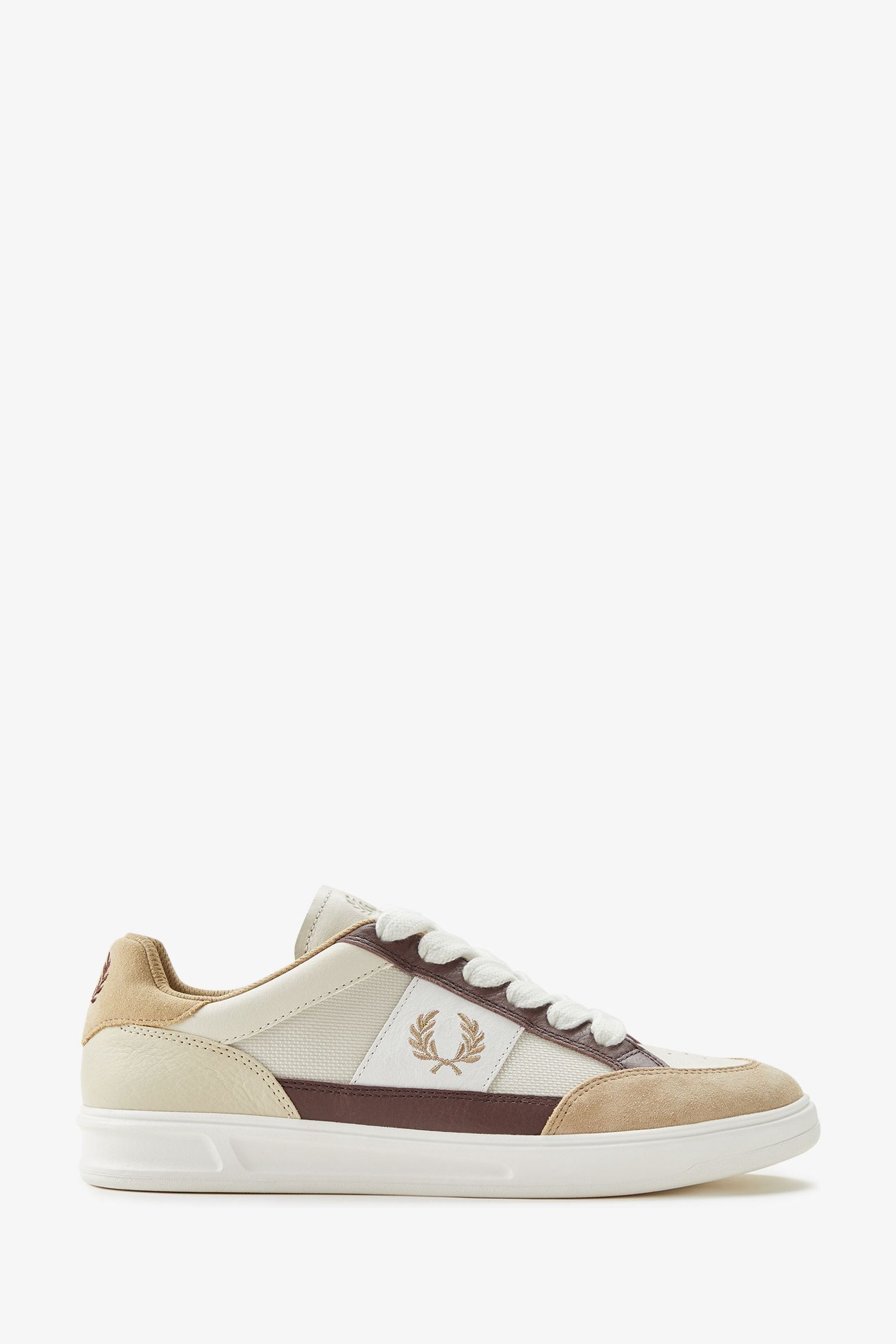 Buy Fred Perry Stone Textured Trainers from Next Luxembourg