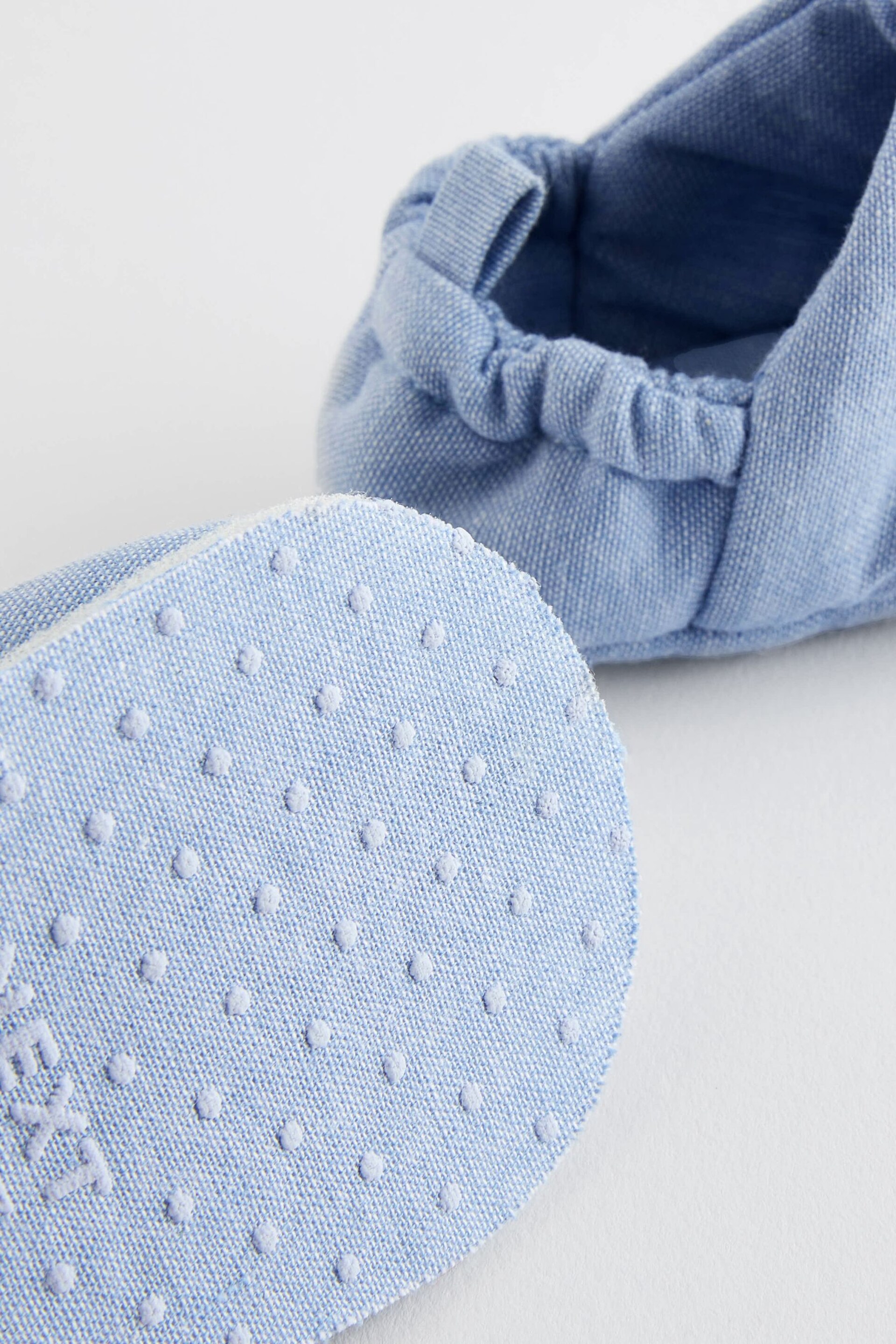 Denim Blue Character Slip-On Baby Shoes (0-24mths) - Image 9 of 9