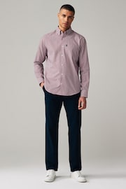 Red Gingham Easy Iron Button Down Oxford Shirt - Image 2 of 8