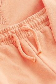 Light Orange Oversized Crew Neck Sweatshirt and Shorts Set (3mths-7yrs) - Image 6 of 6