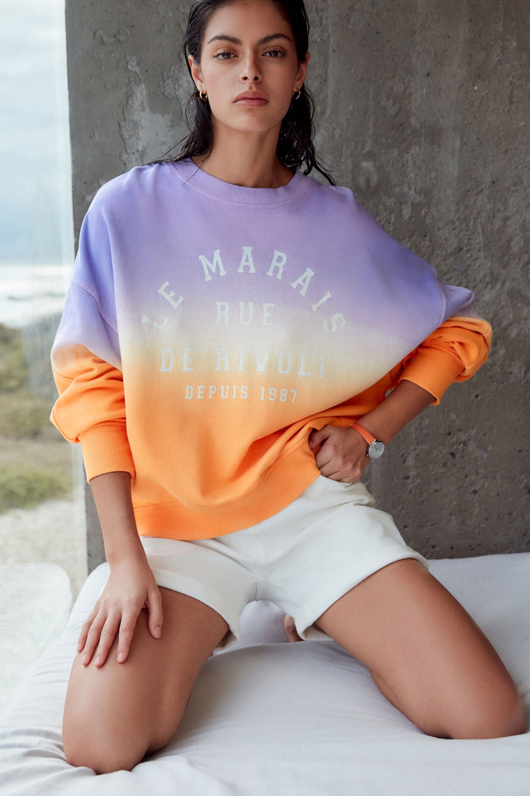 Rainbow sweatshirt next 2025