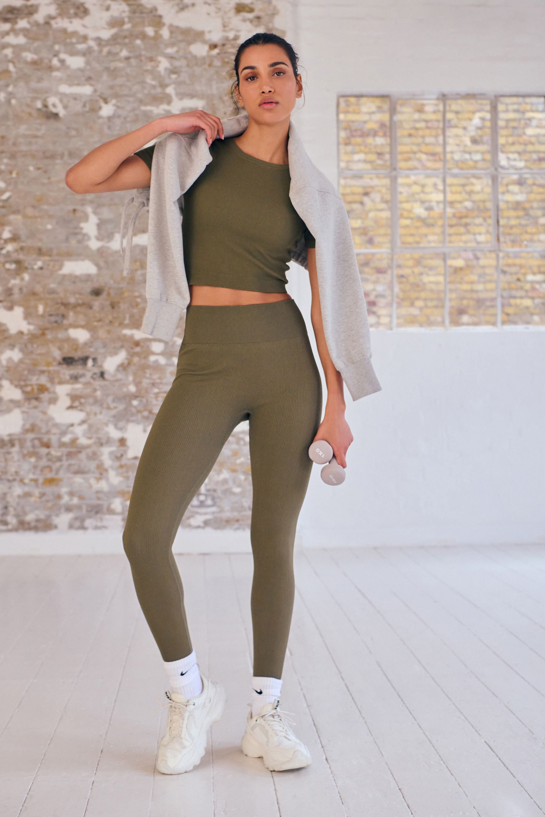 Khaki jeggings next clearance