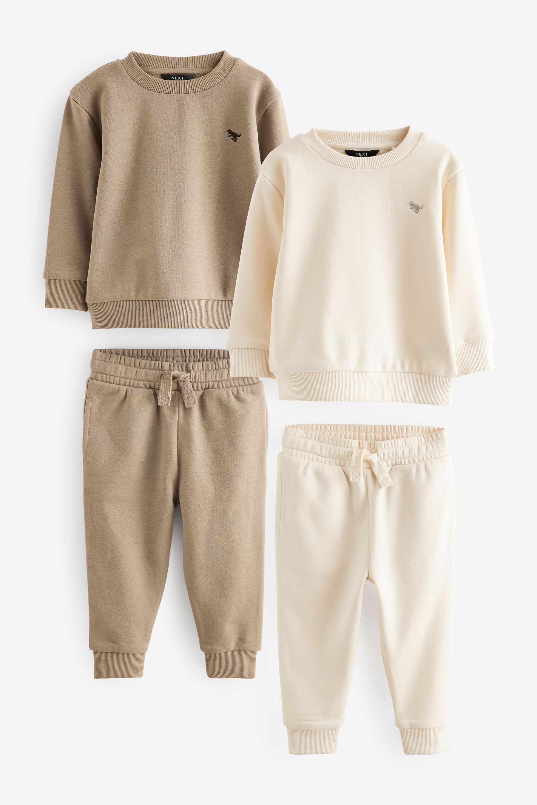 Buy Stone Cream 2 Pack Sweatshirt and Jogger Set 3mths 7yrs from Next Ireland