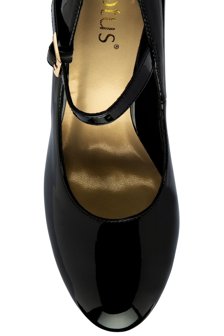 Lotus Jet Black Mary-Jane Shoes - Image 4 of 4