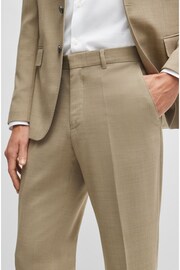 BOSS Natural Leon Regular Fit Trousers - Image 4 of 5