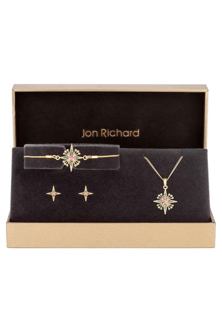 Jon Richard Gold Star Trio Set - Gift Boxed - Image 3 of 3