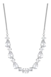 Jon Richard Silver Cubic Zirconia Mixed Stone Necklace - Gift Boxed - Image 4 of 4