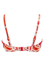 Pour Moi Orange Casablanca Underwired Removable Straps Scarf Bikini Top - Image 6 of 6