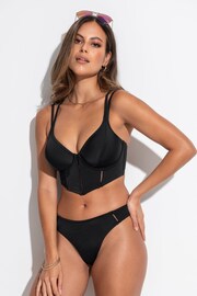 Pour Moi Black Sydney Tab Bikini Briefs - Image 1 of 4