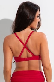 Pour Moi Red Free Spirit Foldover Bikini Briefs - Image 2 of 4