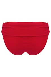 Pour Moi Red Free Spirit Foldover Bikini Briefs - Image 4 of 4