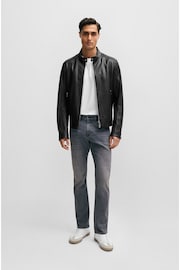BOSS Grey Delaware Slim Fit Jeans - Image 3 of 5