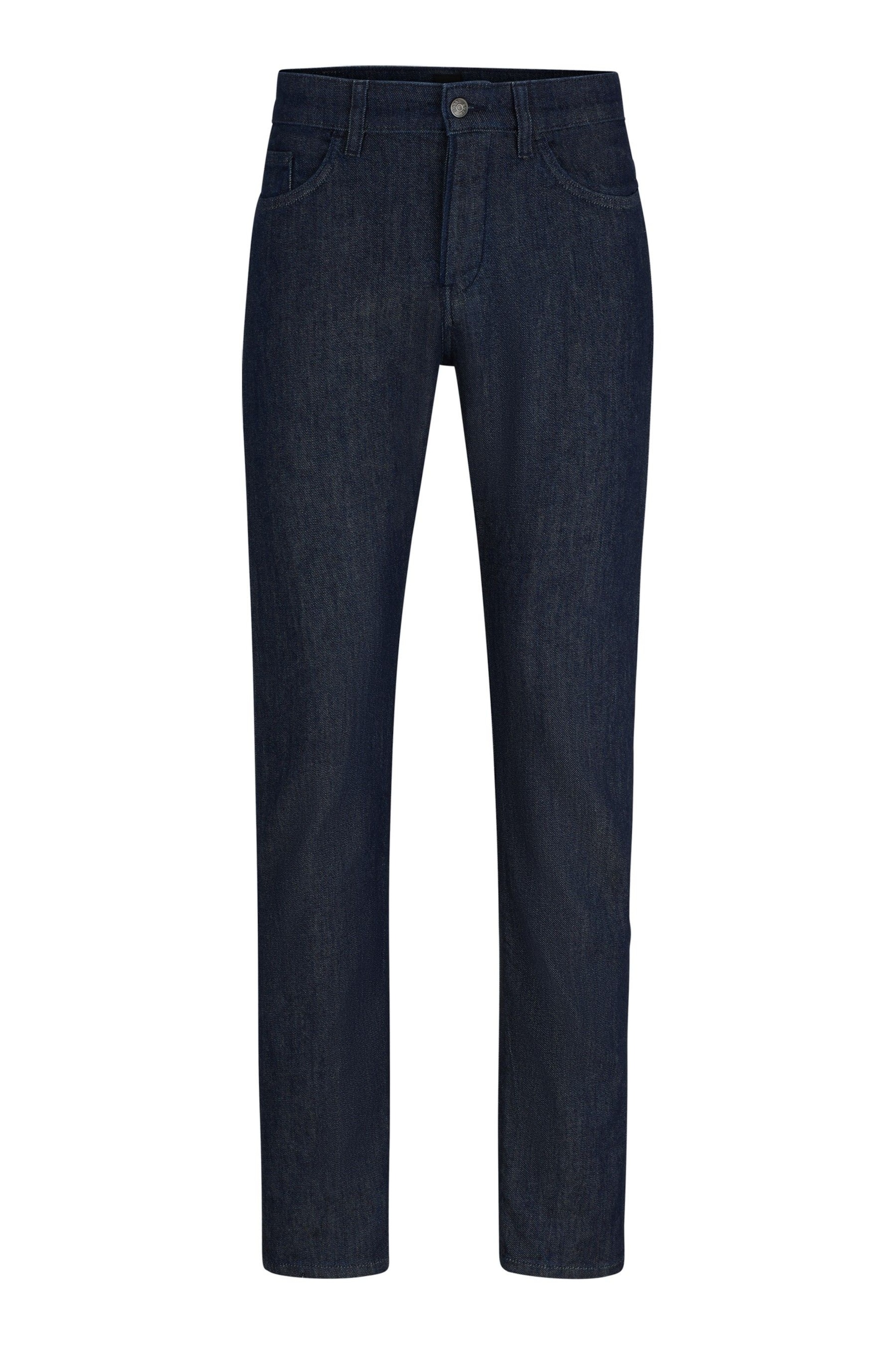 BOSS Dark Indgio Wash Delaware Slim Fit Jeans - Image 5 of 5