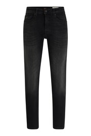 BOSS Black Wash Tapered Fit Super Stretch Denim Jeans - Image 5 of 5